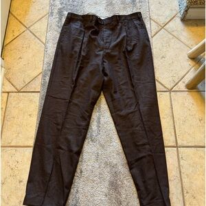 Men’s Wool and Cashmere-brown pants-by Luciano Moresco-